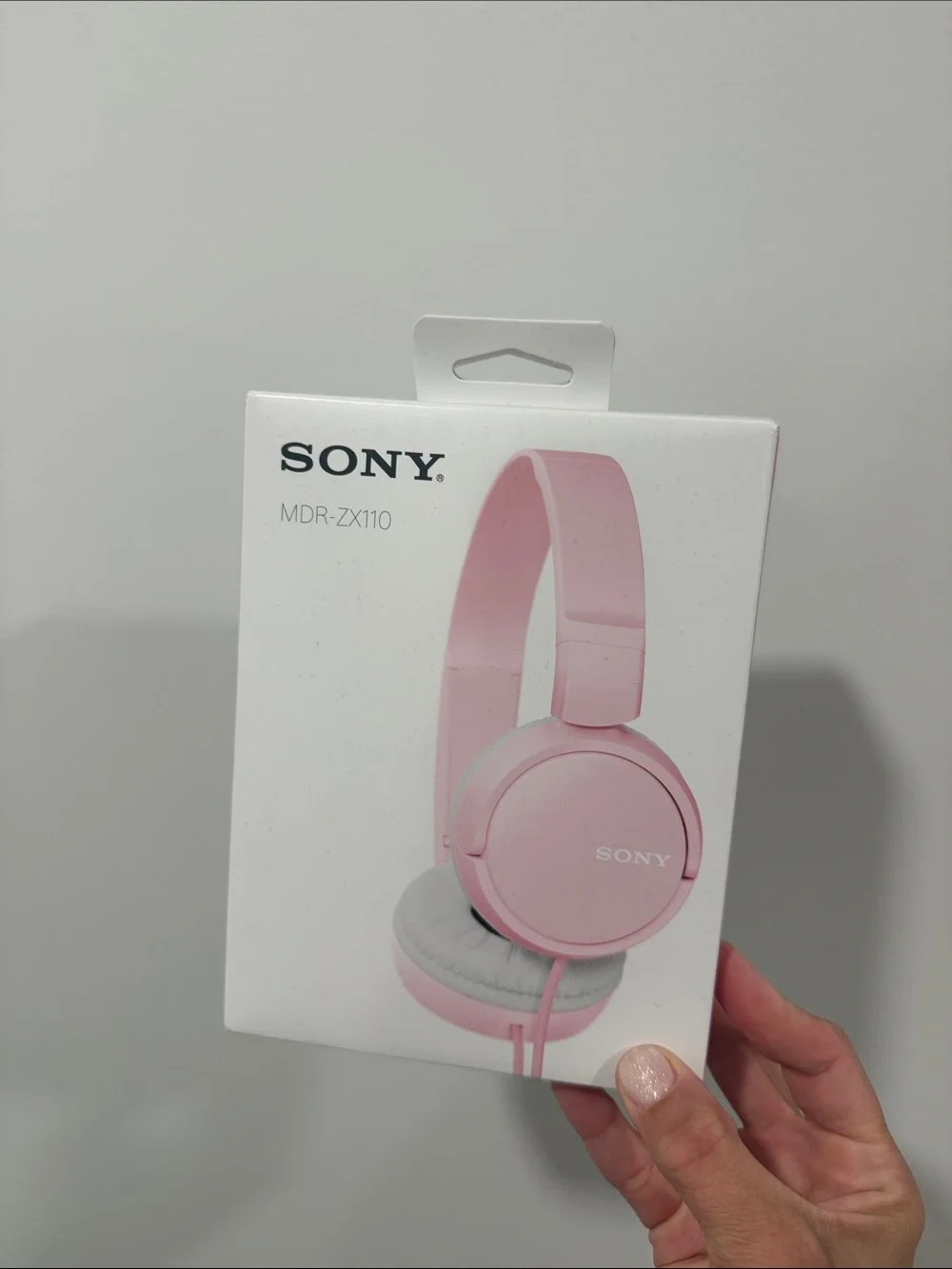 Sony Pink On-Ear Headphones MDR-ZX110 Style